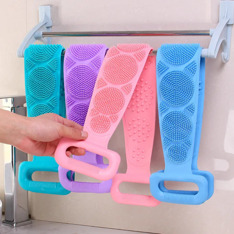 FlexiScrub™ Double Sided Silicone Exfoliating Bath Scrubber