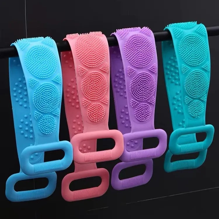 FlexiScrub™ Double Sided Silicone Exfoliating Bath Scrubber