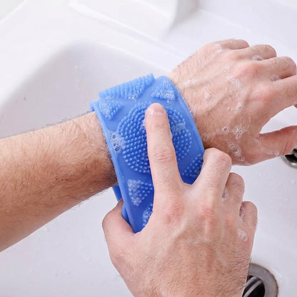 FlexiScrub™ Double Sided Silicone Exfoliating Bath Scrubber