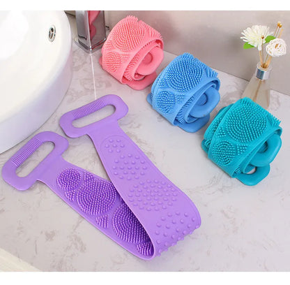 FlexiScrub™ Double Sided Silicone Exfoliating Bath Scrubber