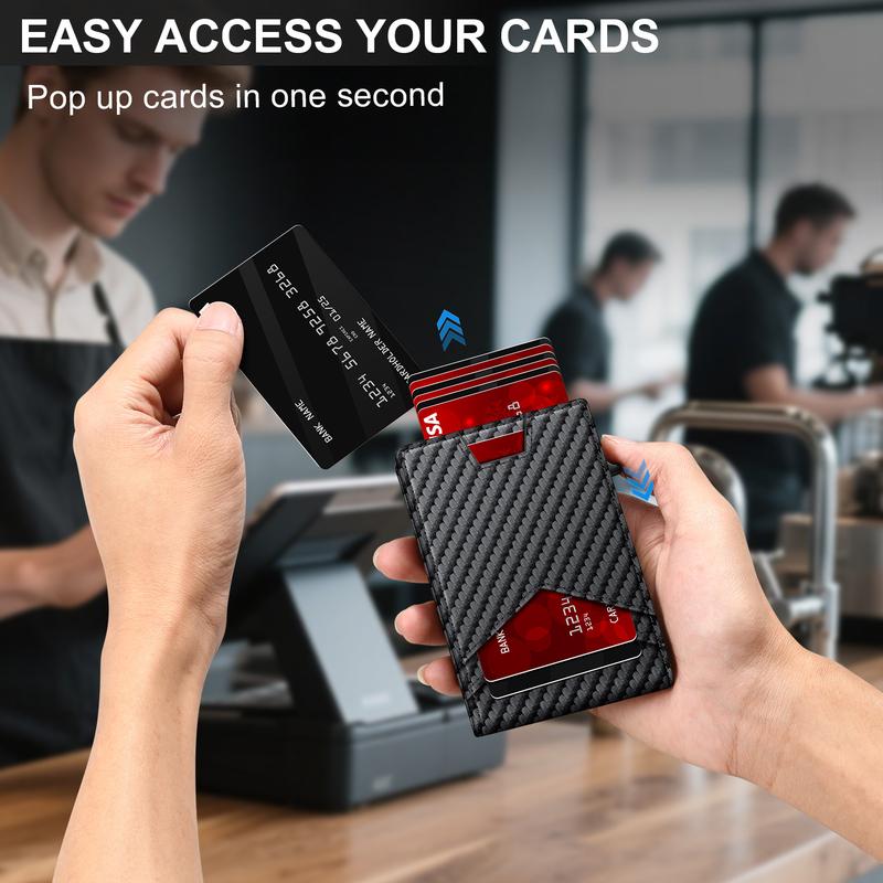VaultGuard™ Leather RFID Pop-Up Wallet