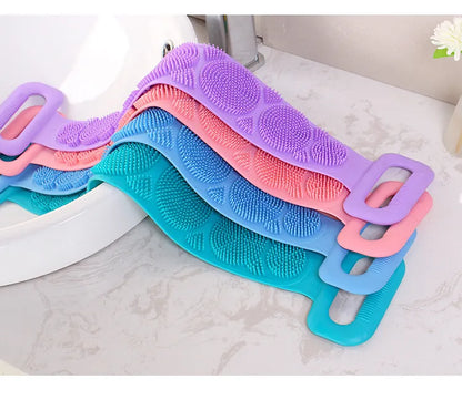 FlexiScrub™ Double Sided Silicone Exfoliating Bath Scrubber