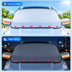 MagneticShield™ 3-Layer Windshield Snow Cover + Side Mirror Protectors