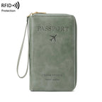 RFID Blocking Premium Leather Travel Wallet