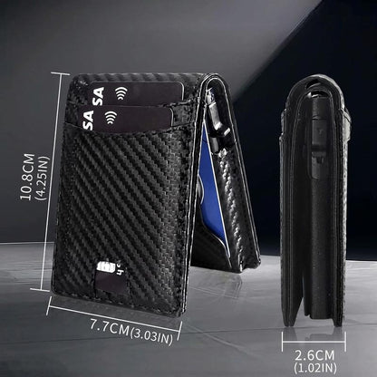 VaultGuard™ Leather RFID Pop-Up Wallet