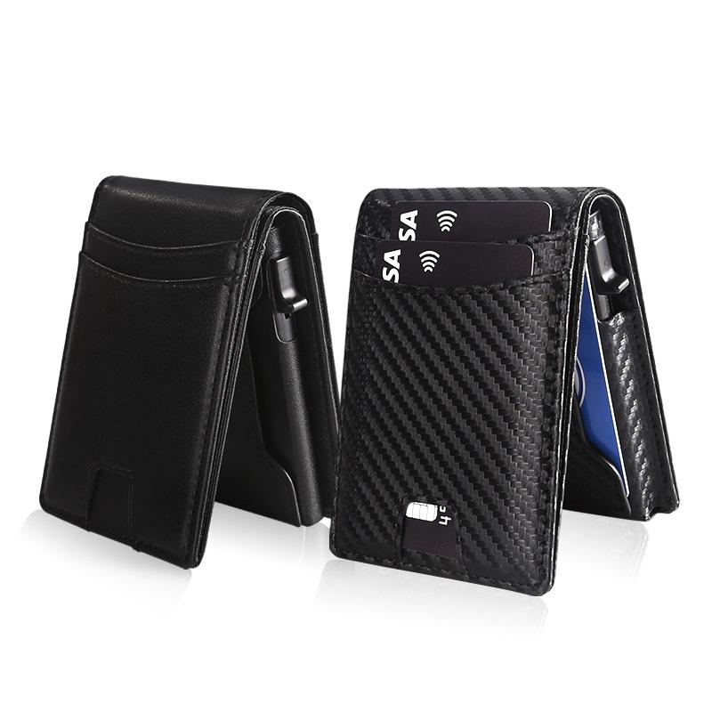 VaultGuard™ Leather RFID Pop-Up Wallet