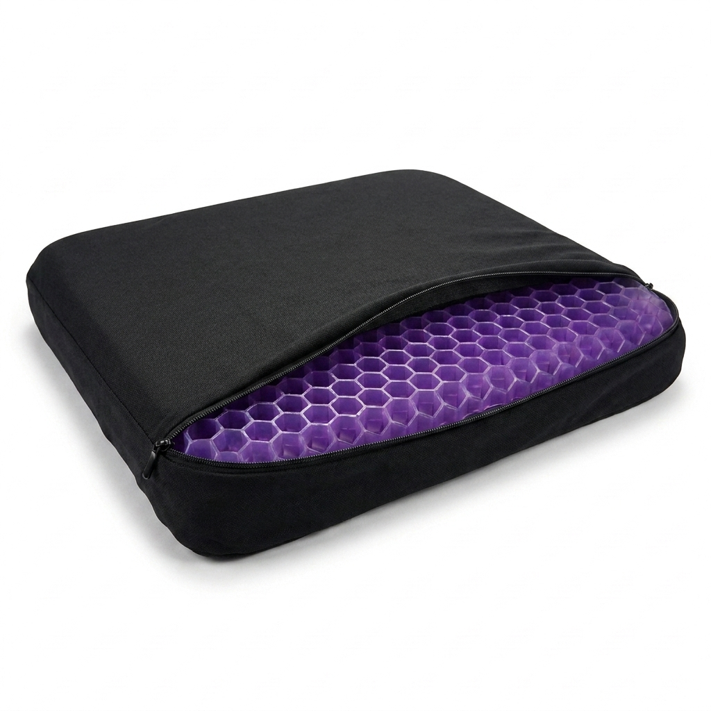 WelloCrest™ Double-Thick Hexa gel Seat Cushion