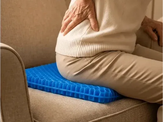 WelloCrest™ Double-Thick Hexa gel Seat Cushion