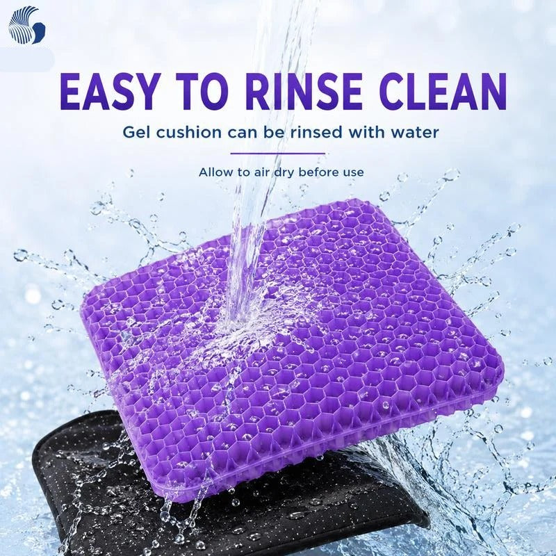 WelloCrest™ Double-Thick Hexa gel Seat Cushion